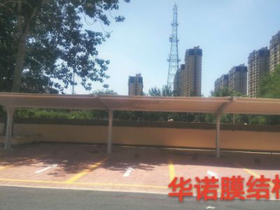 河北沧州信友城之光市小区车棚 